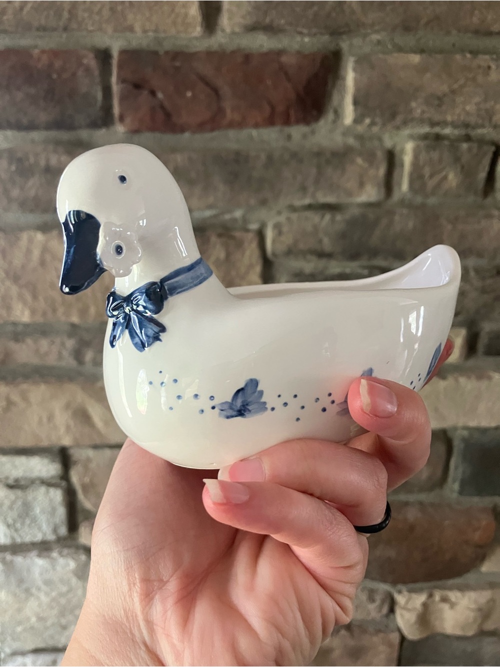Vintage ENESCO Ducks with blue details